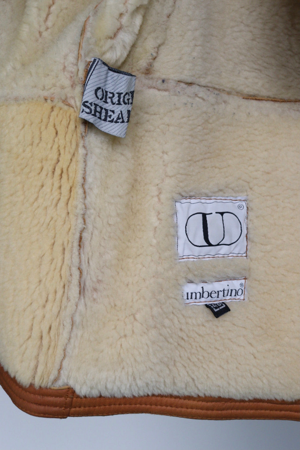 The Cognac Hug - shearling / lammy coat - S up to L