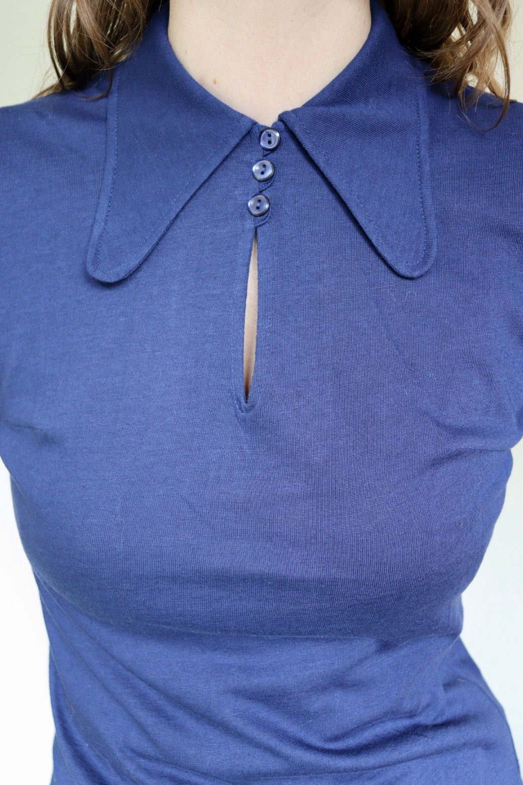 The Blue 70's - short sleeve top - S up to small M