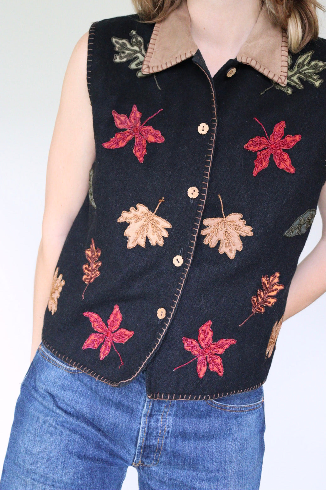 The Falling Leaves - gilet / waistcoat - S up to M