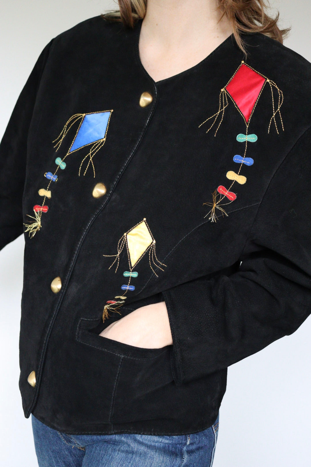 The Suede Kite - Dino'z jacket - S up to L