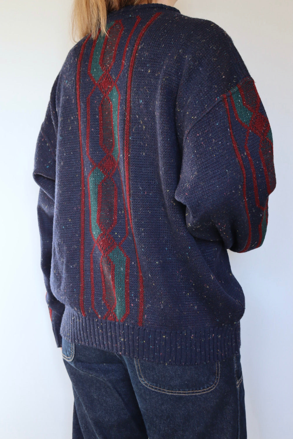 The Cool Squiggle - vintage Carlo Colucci sweater - S up to L