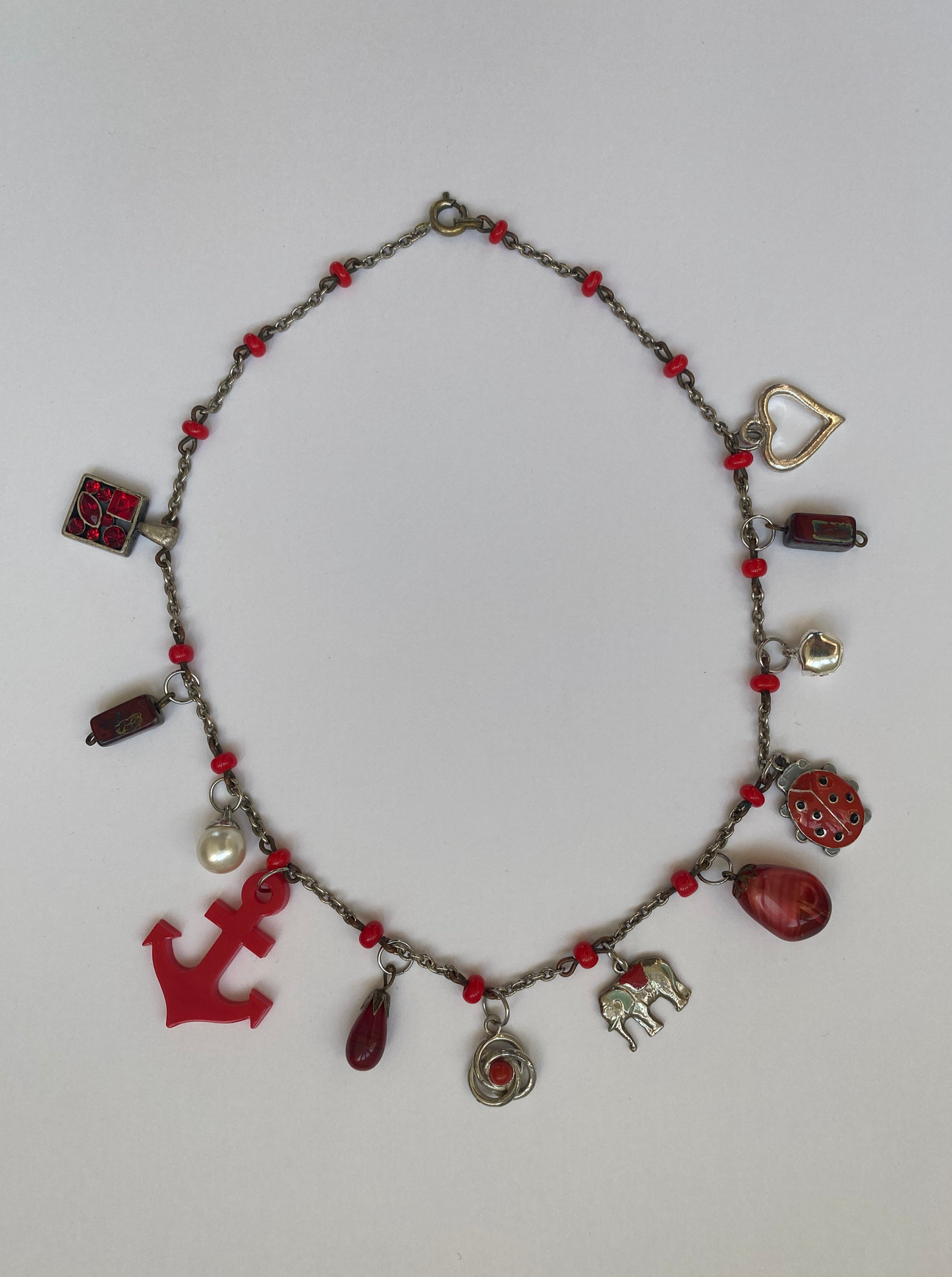 The Charm Necklace - Red Treasures