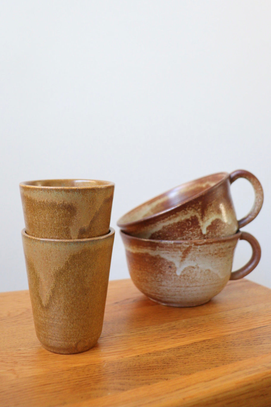 The Gres Pots - vintage sandstone cups