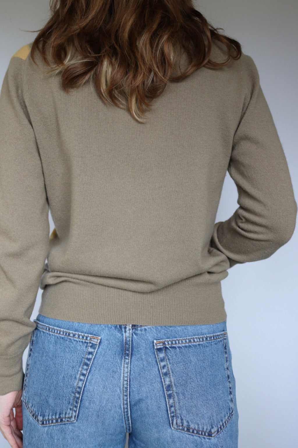 The Argyle Napier - vintage lamswool sweater - S up to M