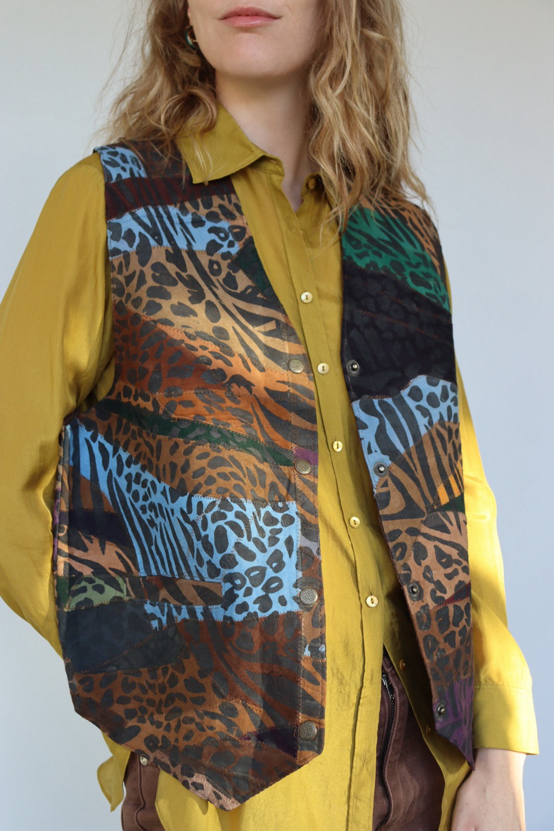 The Pattern Patchwork - waistcoat - S up to XL
