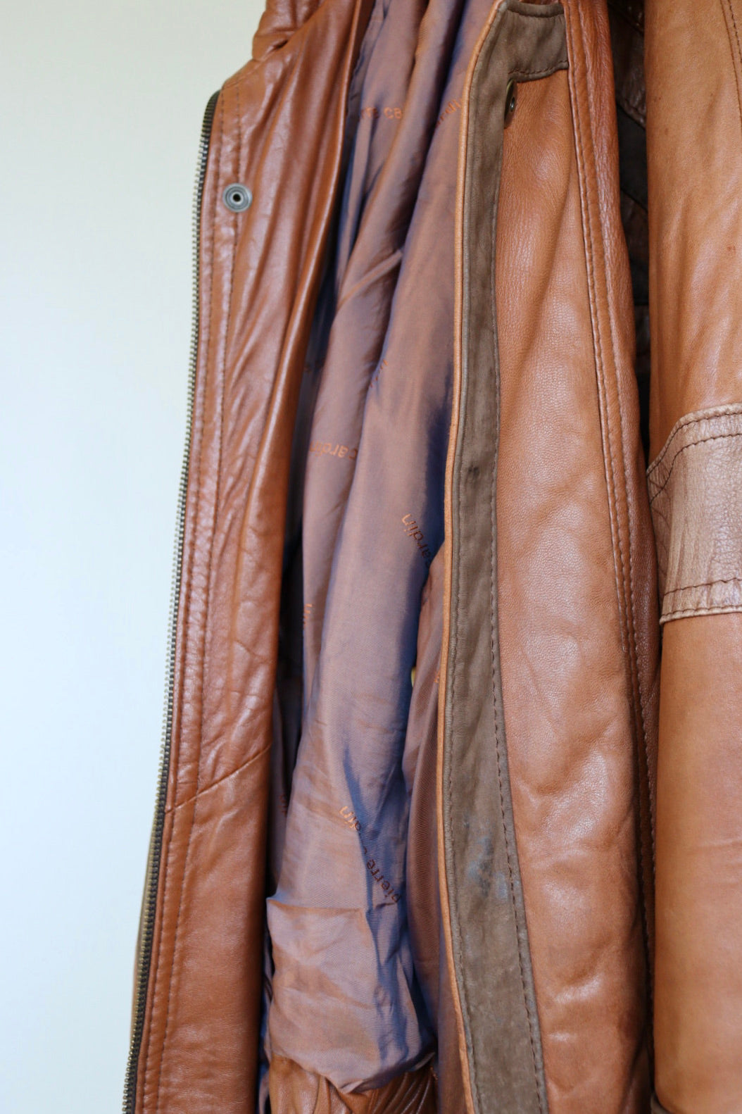 The Pierre Cardin - vintage leather jacket - S up to L