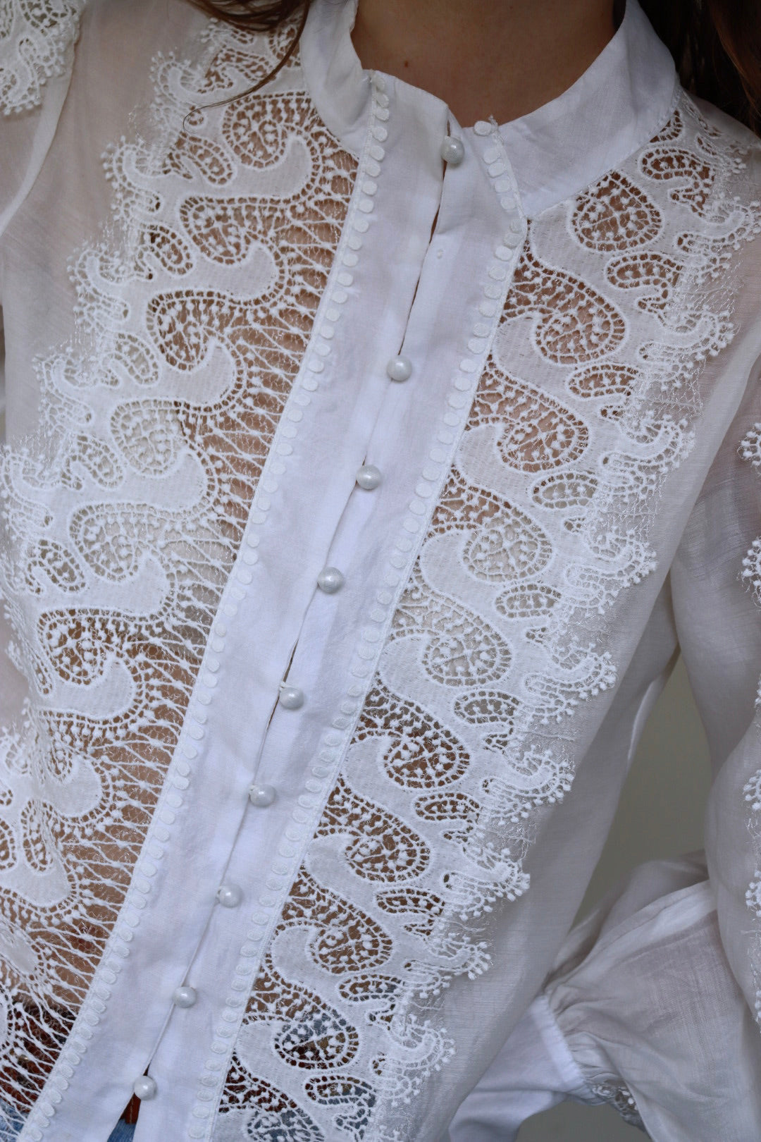 The Lovely Lace - blouse - S up to M/L