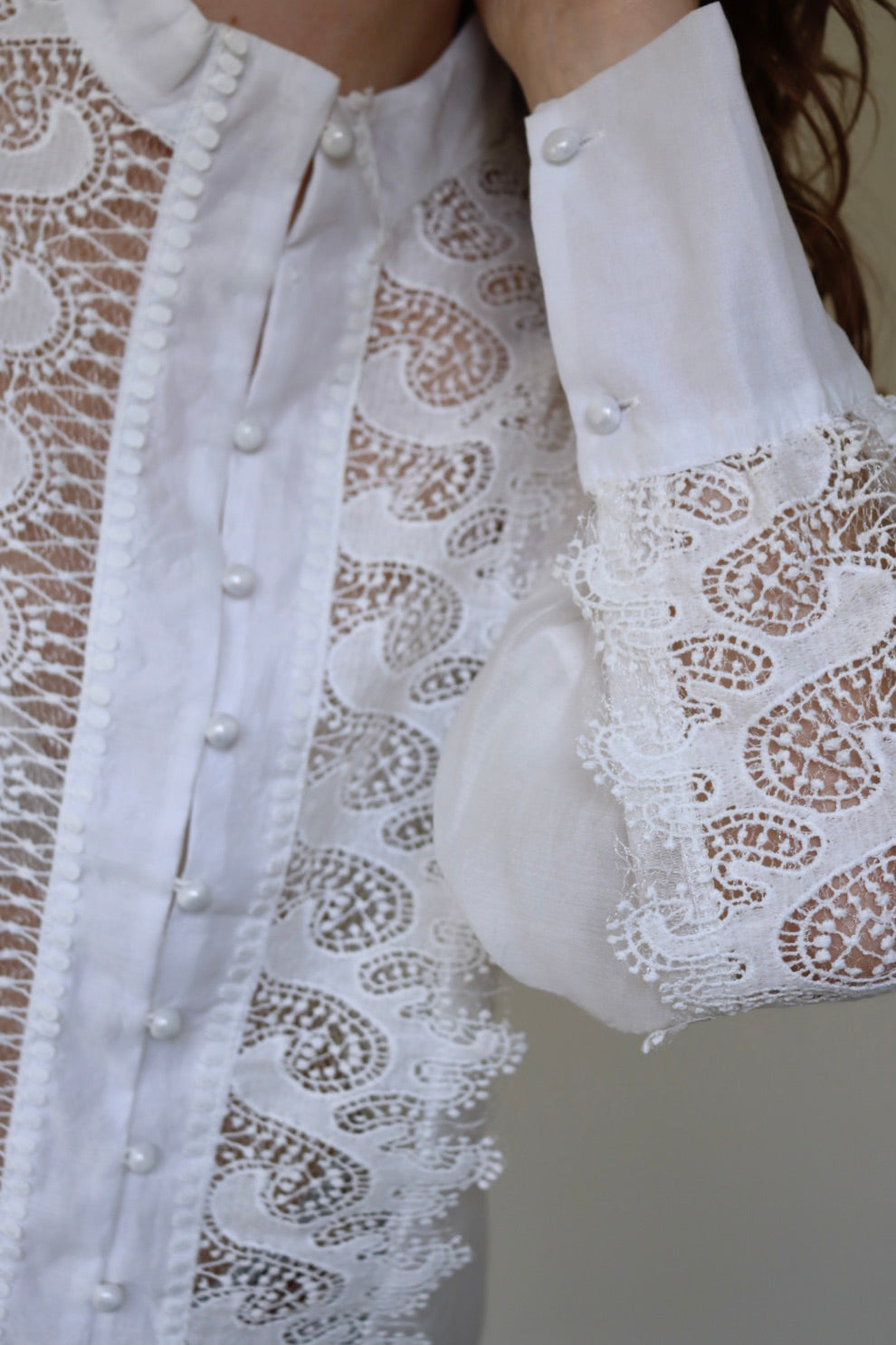 The Lovely Lace - blouse - S up to M/L