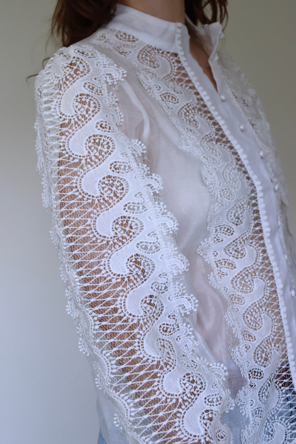 The Lovely Lace - blouse - S up to M/L