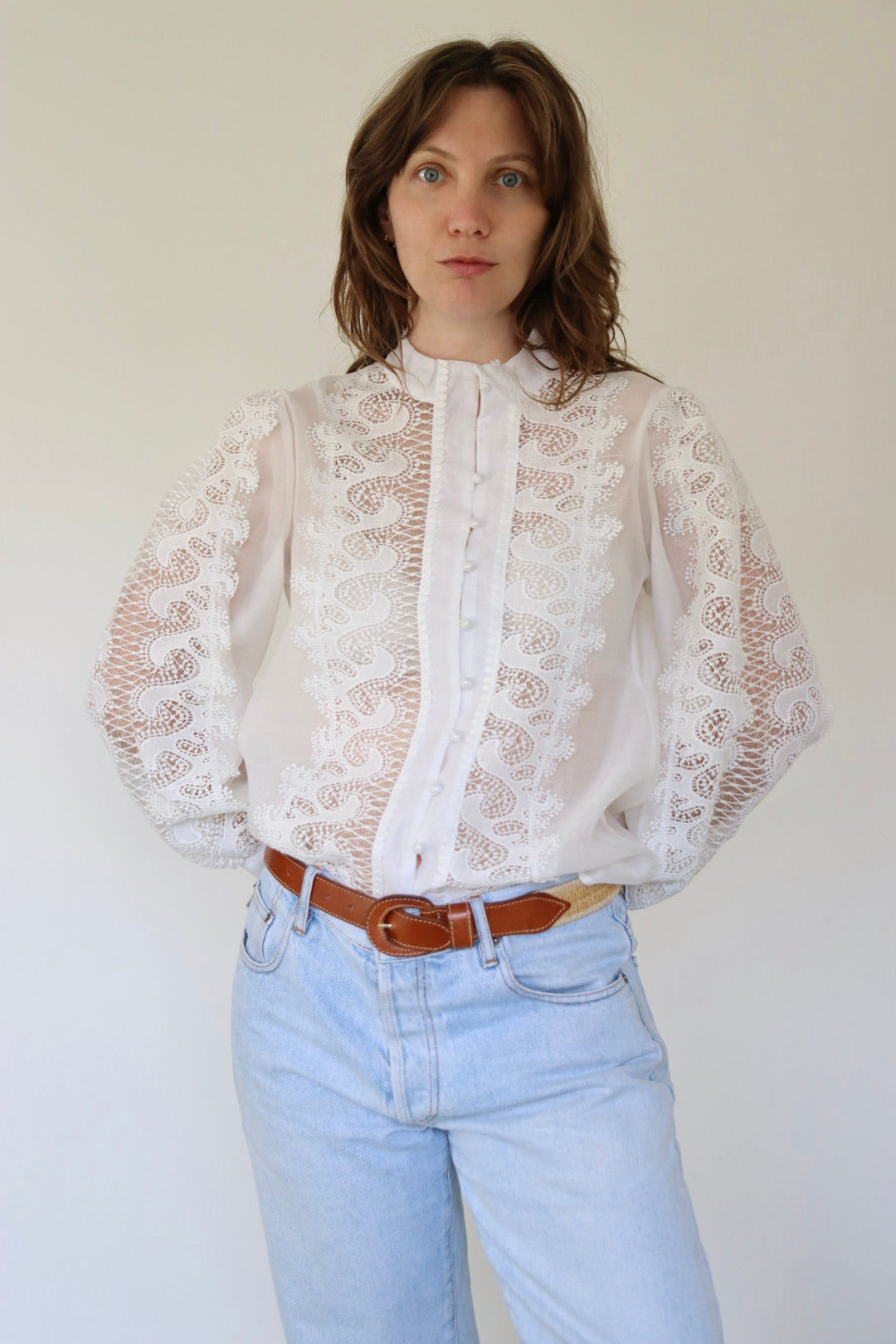 The Lovely Lace - blouse - S up to M/L