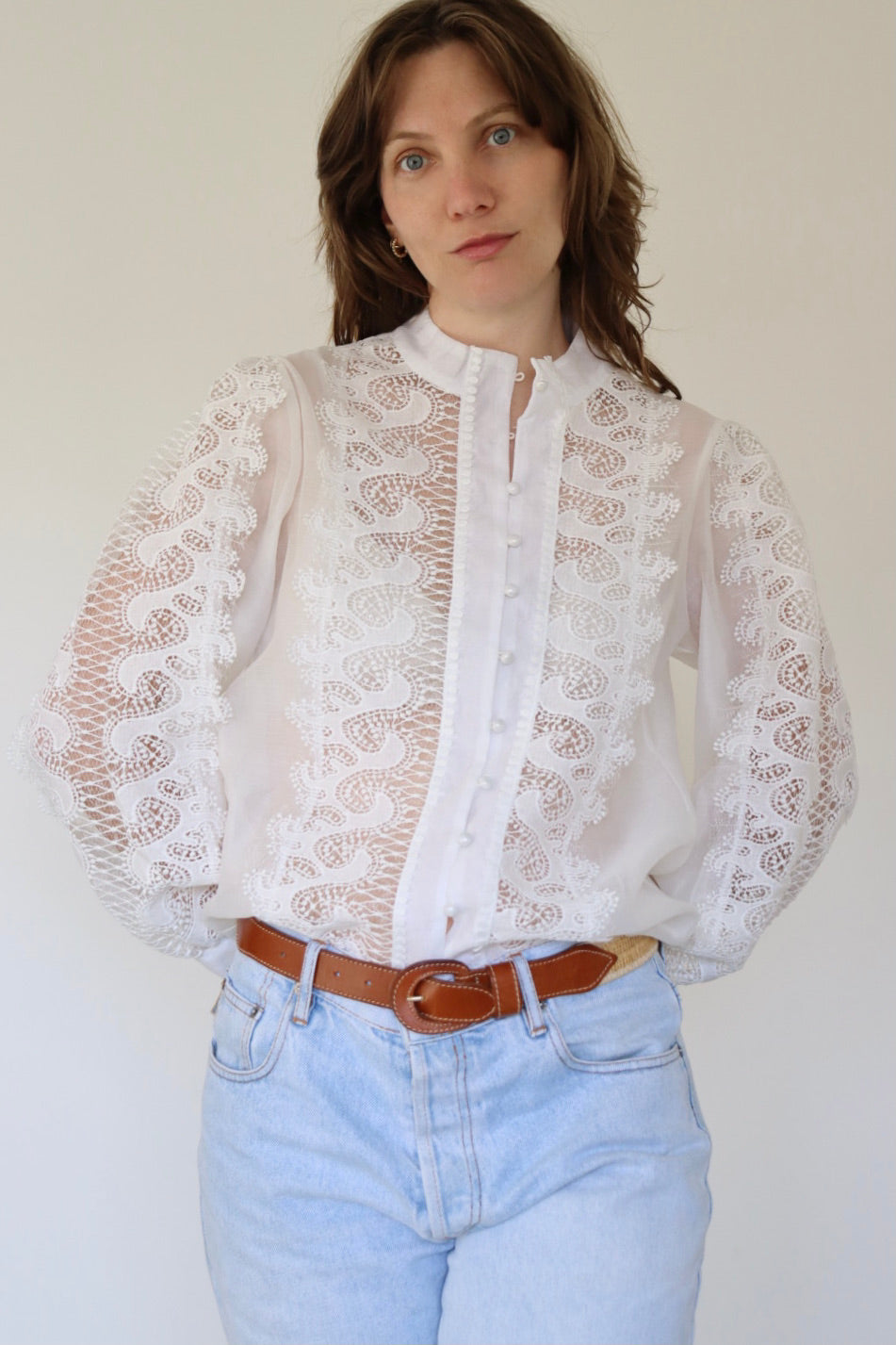 The Lovely Lace - blouse - S up to M/L