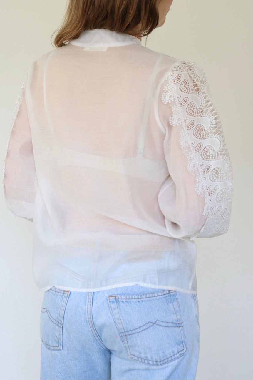 The Lovely Lace - blouse - S up to M/L