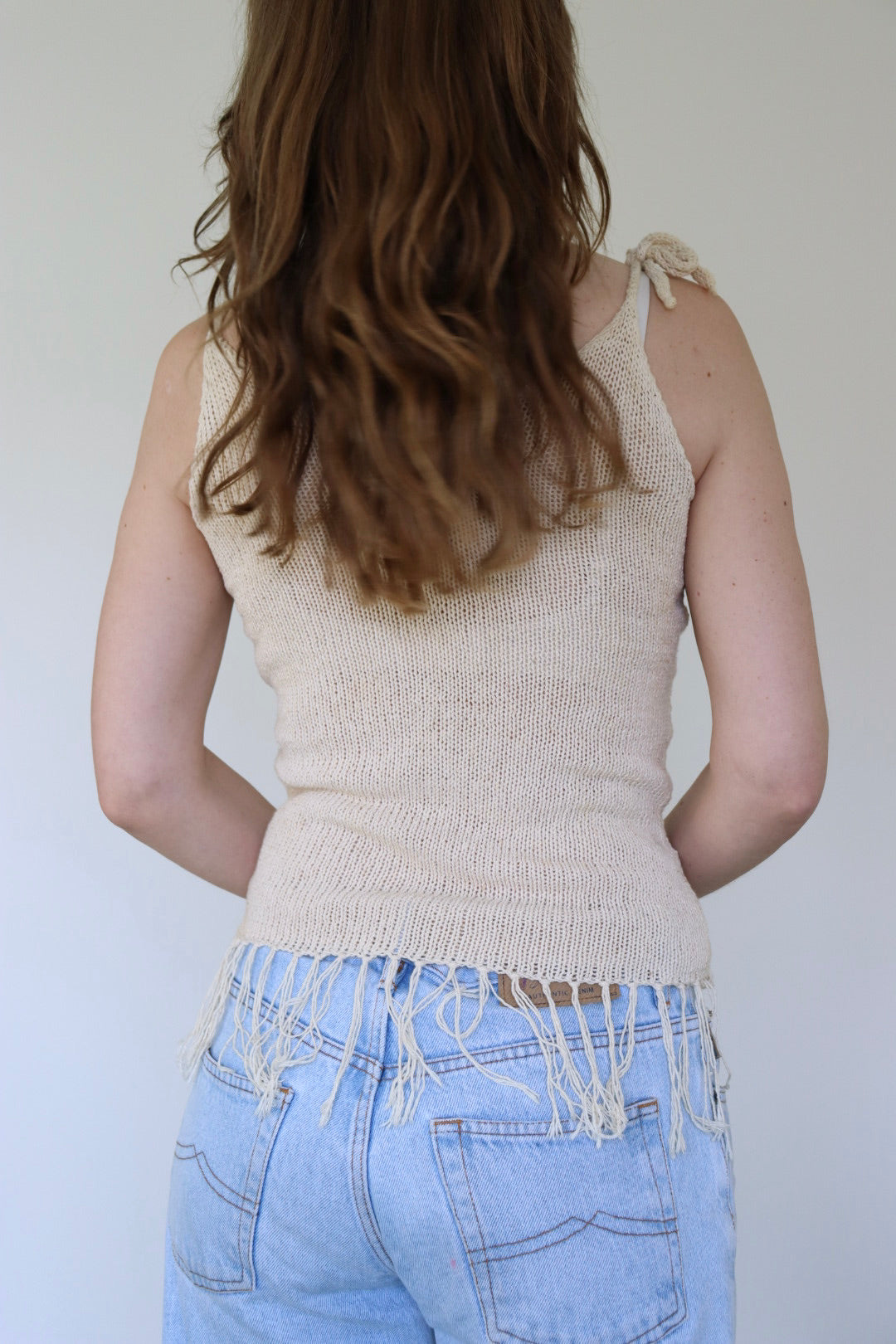 The Three Fish - knitted top - XS up to M