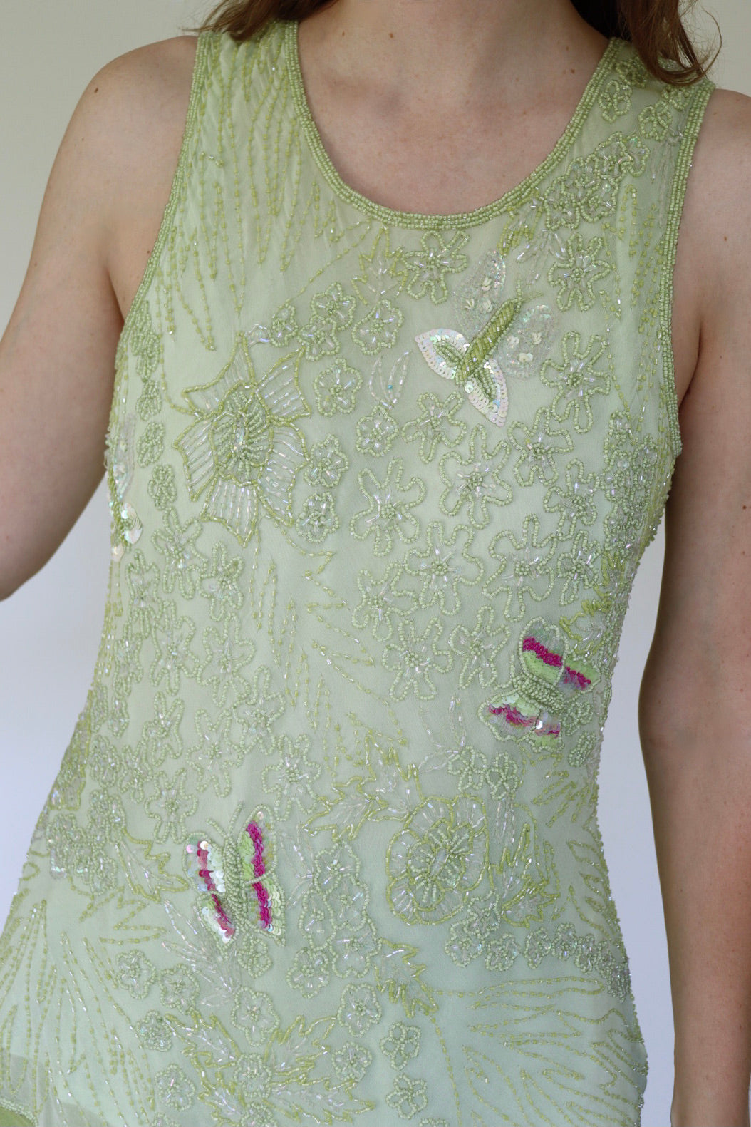 The Sparkling Garden - sequin top - S up to L