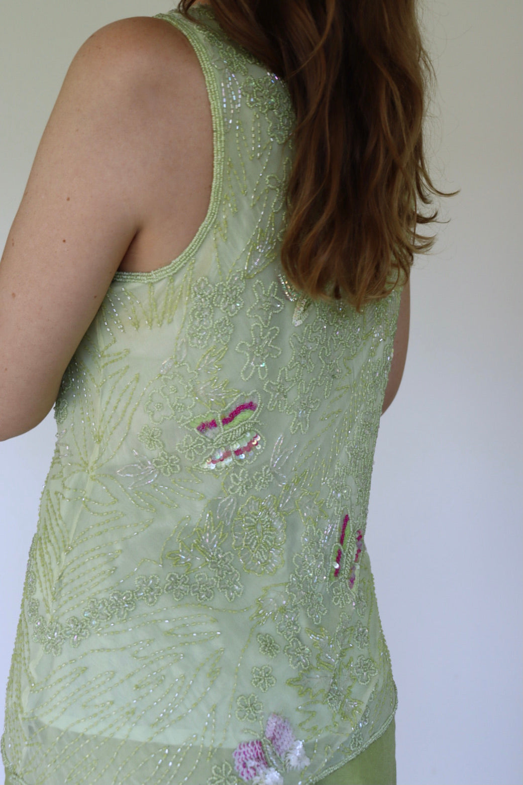 The Sparkling Garden - sequin top - S up to L