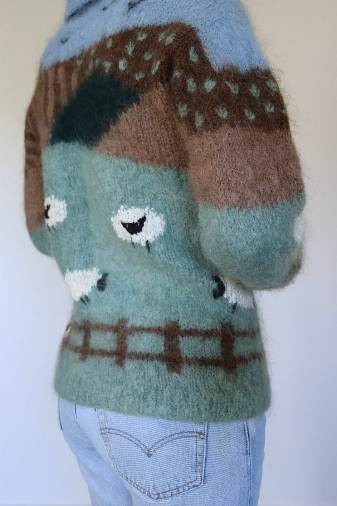 The Susie Sheeps - vintage mohair sweater - S up to M