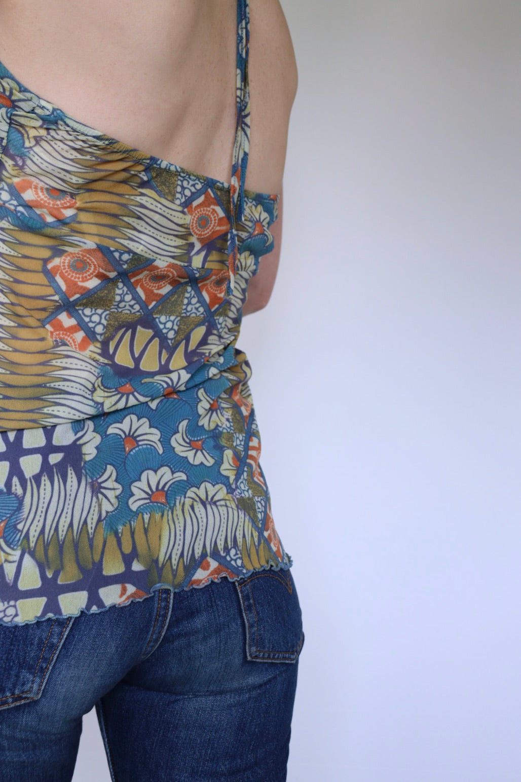 The Vintage Haltertop - vintage top - S up to M