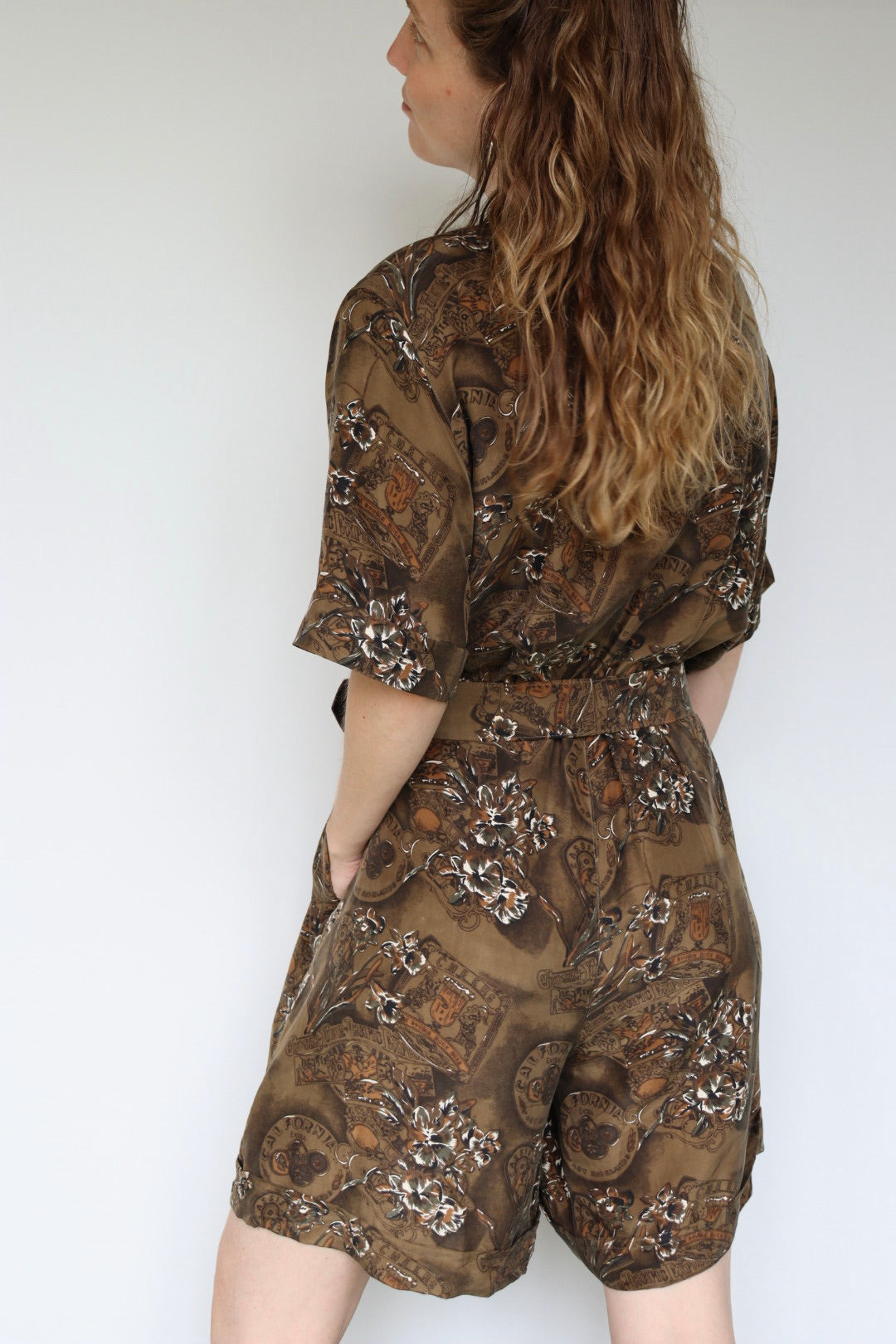 The Calfornia Silk - playsuit - S up to L