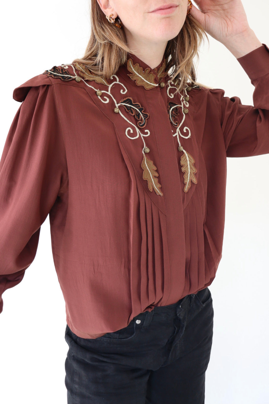 The Faling Leaves - blouse - S up to M