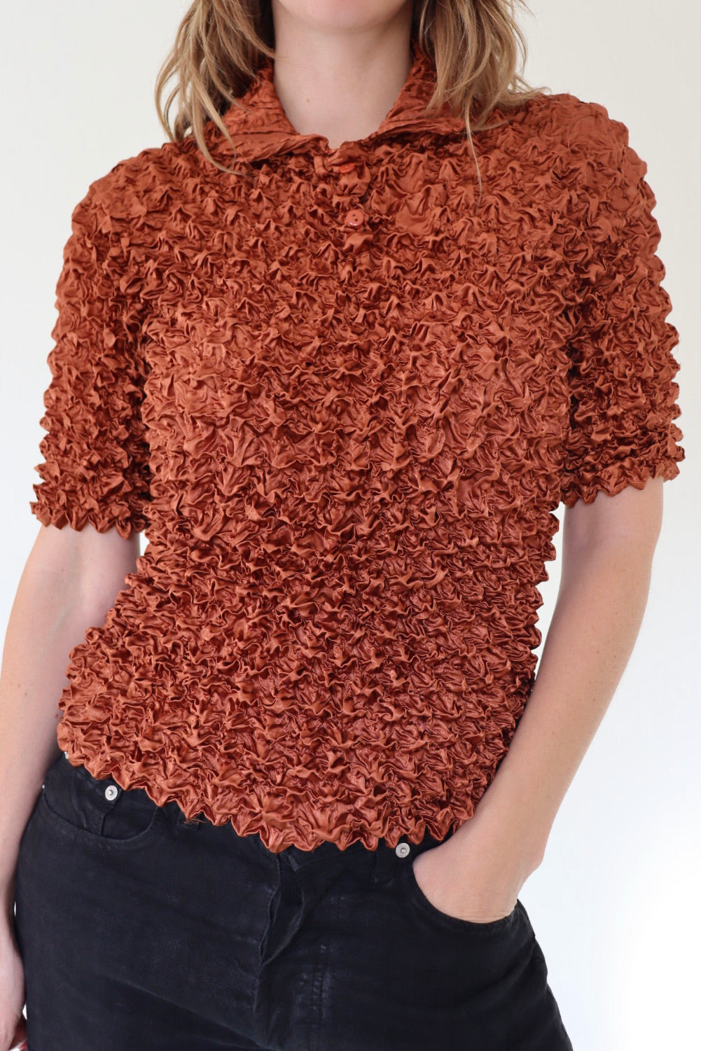 The Popcorn Polo - top - S up to L