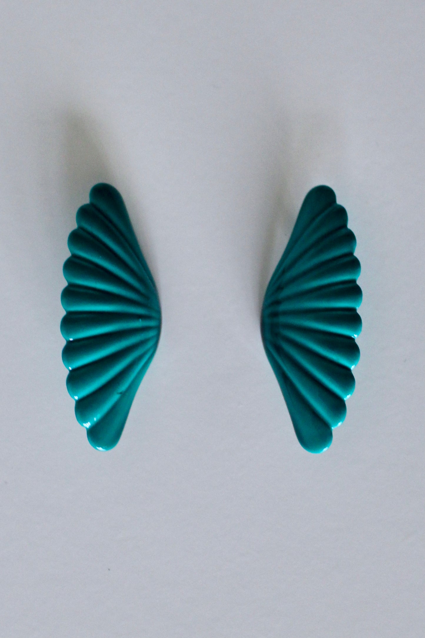 The Turquoise Butterfly - clip on earrings