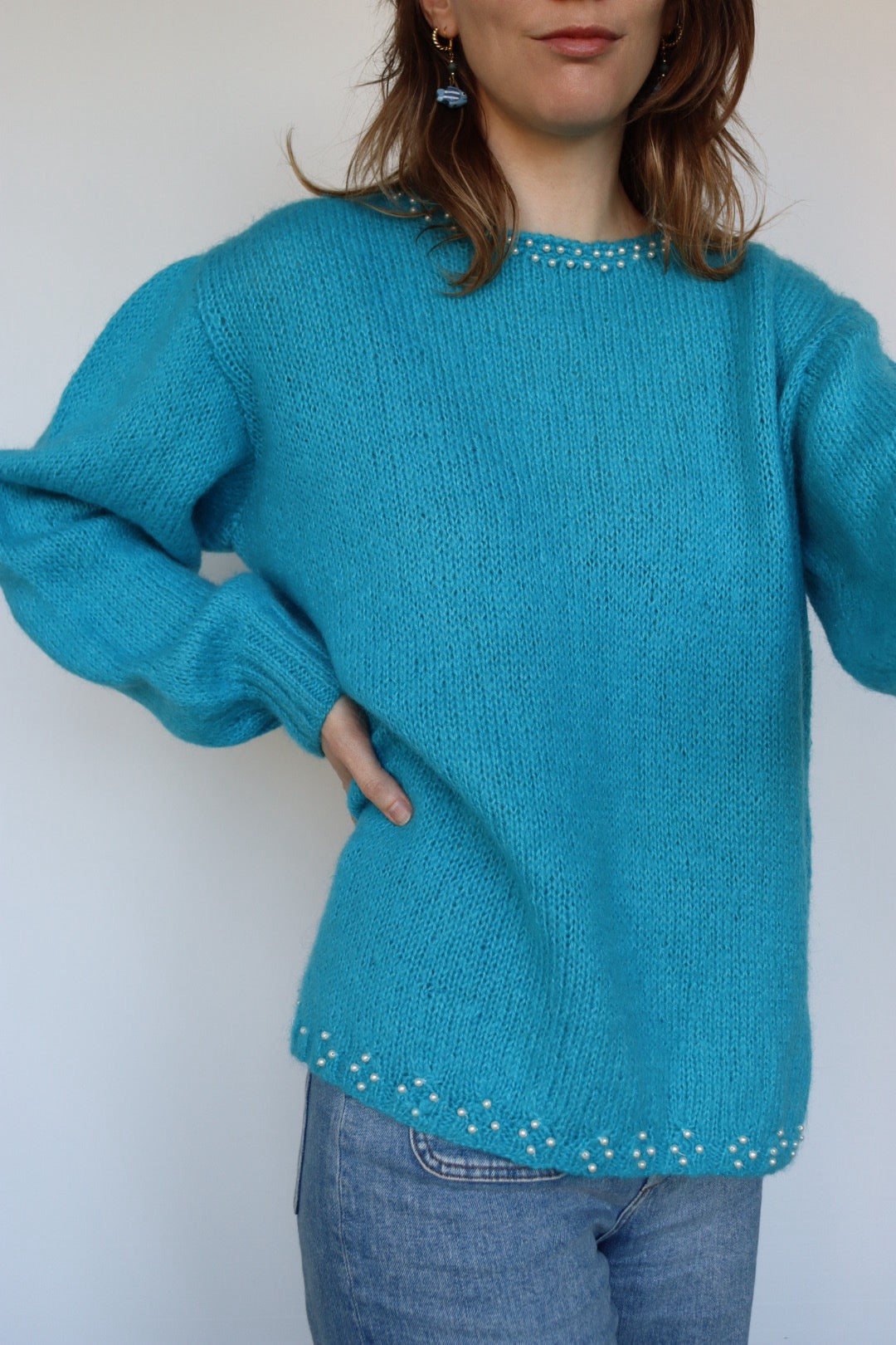 The Pearly Knit - sweater - S up to L