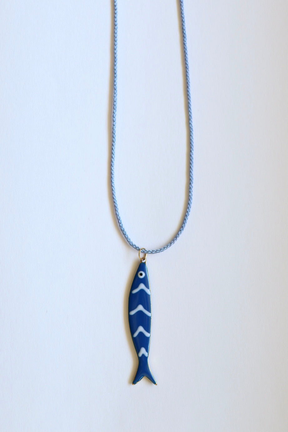 The Cobalt Blue Fishy - pendant / necklace