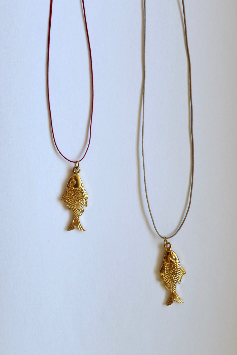 The Shiny Gold Fishy - pendant / necklace