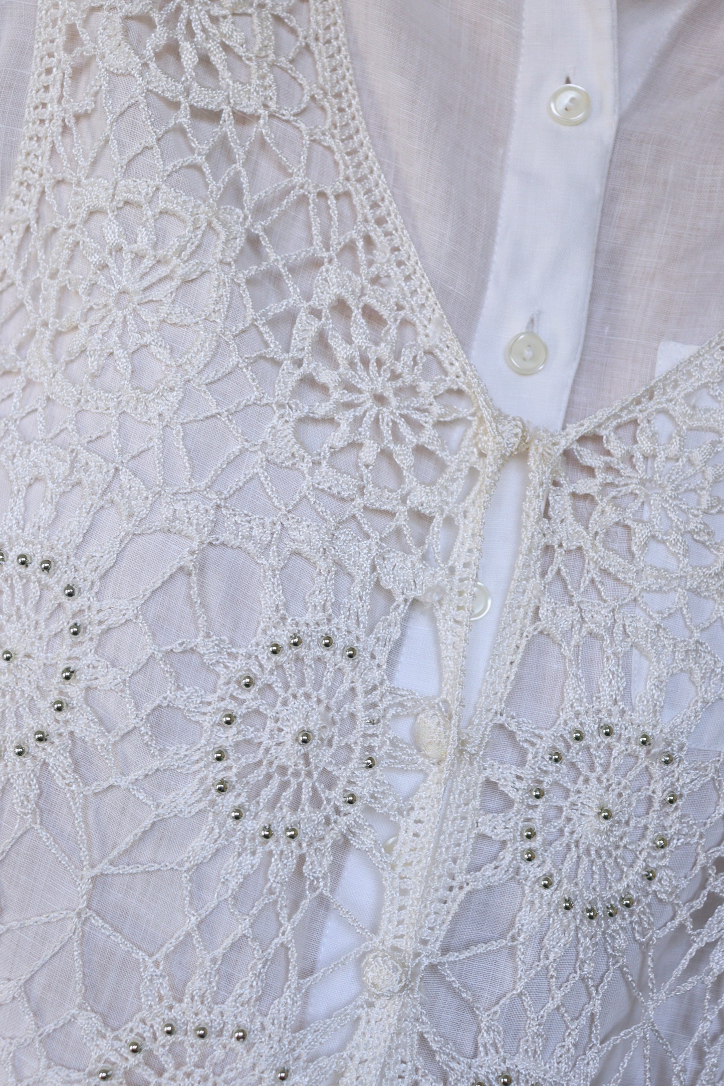 The Crochet Gilet - waistcoat - S up to M/L