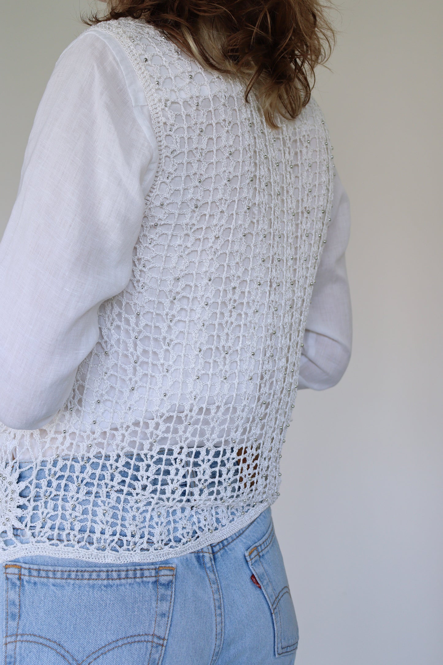 The Crochet Gilet - waistcoat - S up to M/L