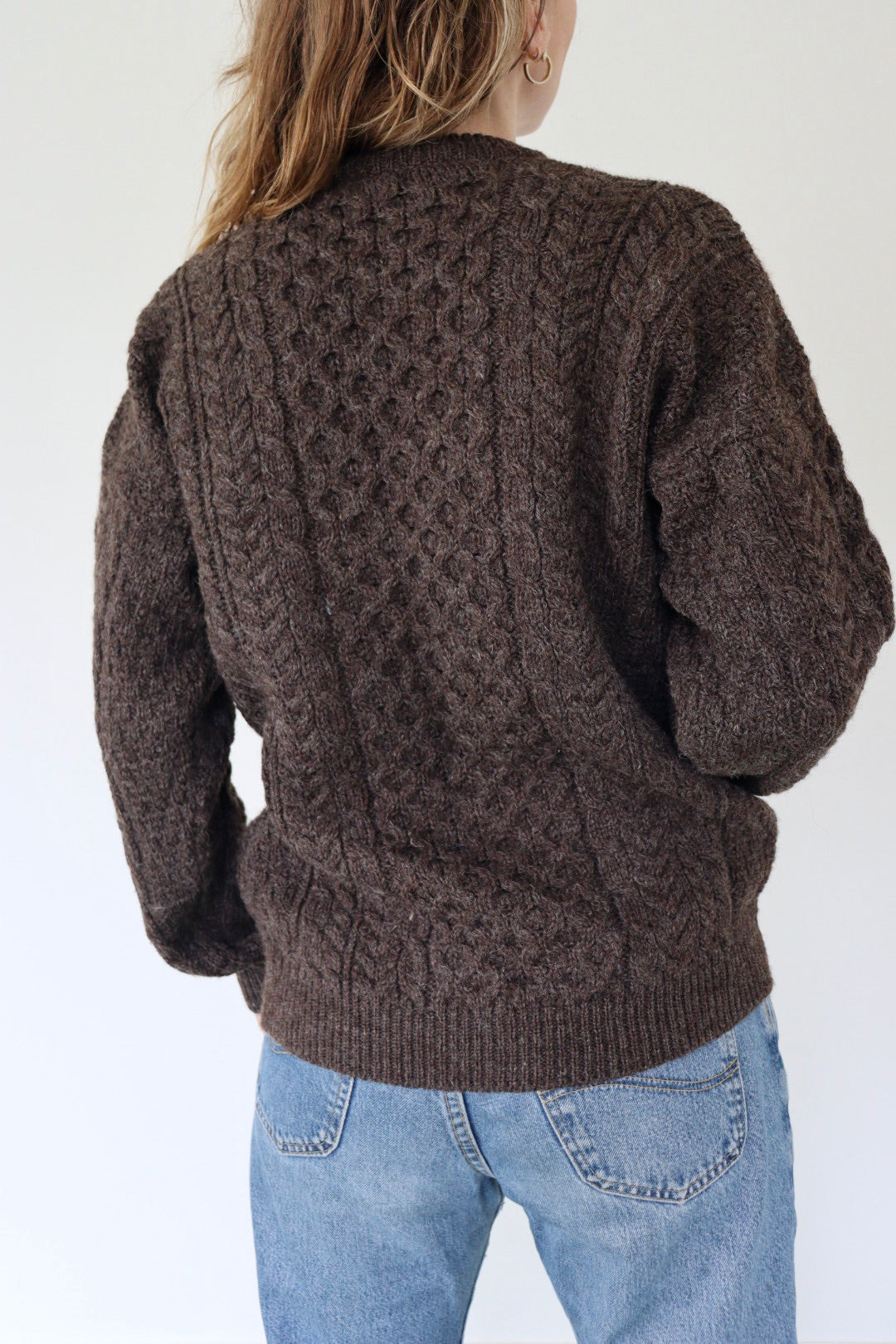The Orvis Blake Aran - knitted sweater - S up to M