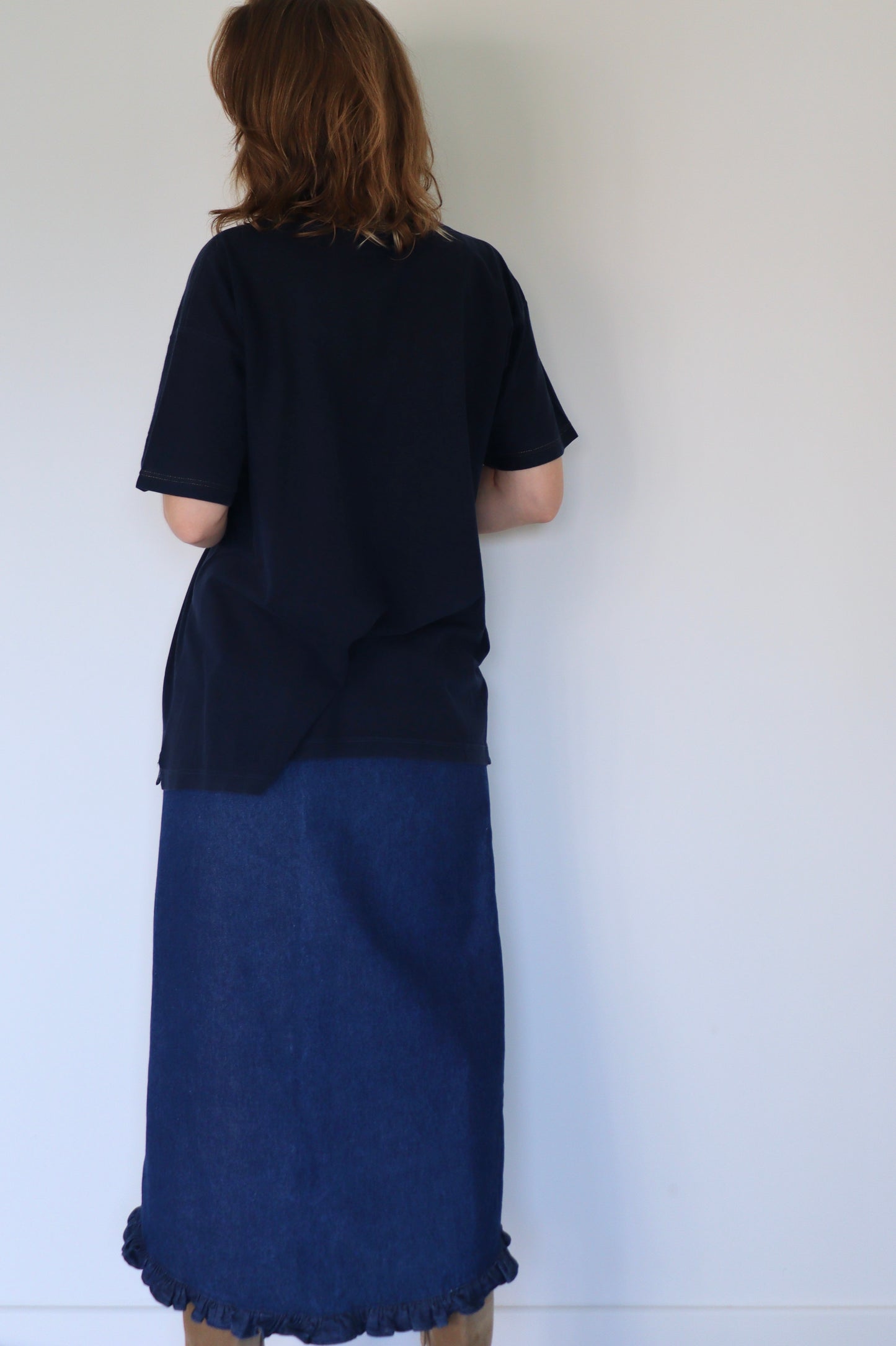 The Jeans Ruffle - skirt - S up to M