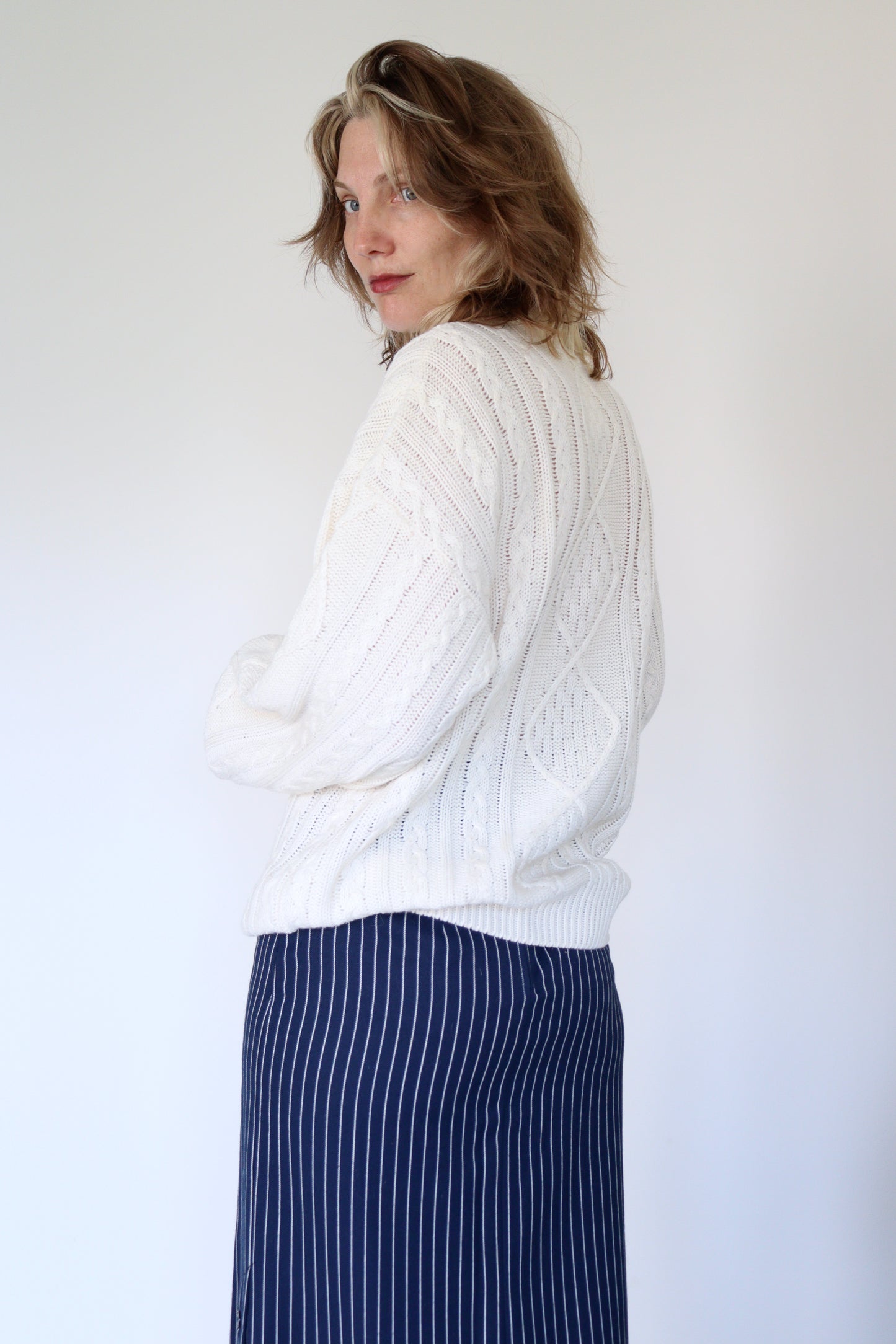 The Cream Cable - sweater - S up to L