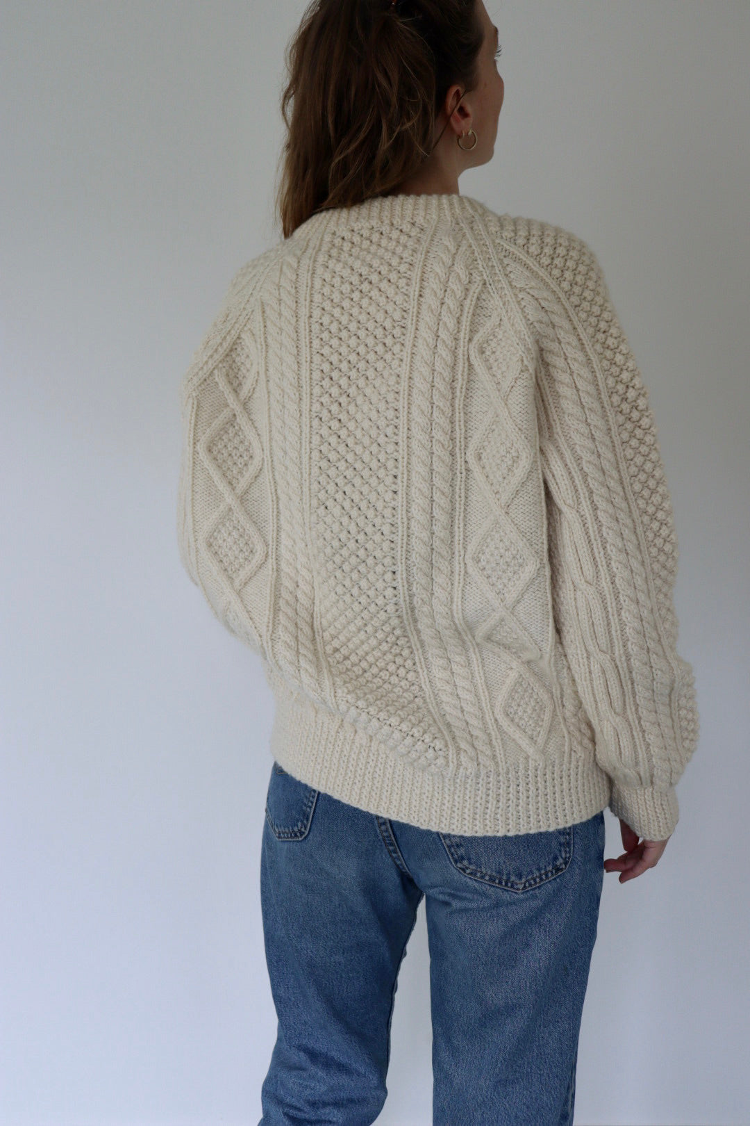 The O’Driscoll Aran - knitted sweater - S up to L