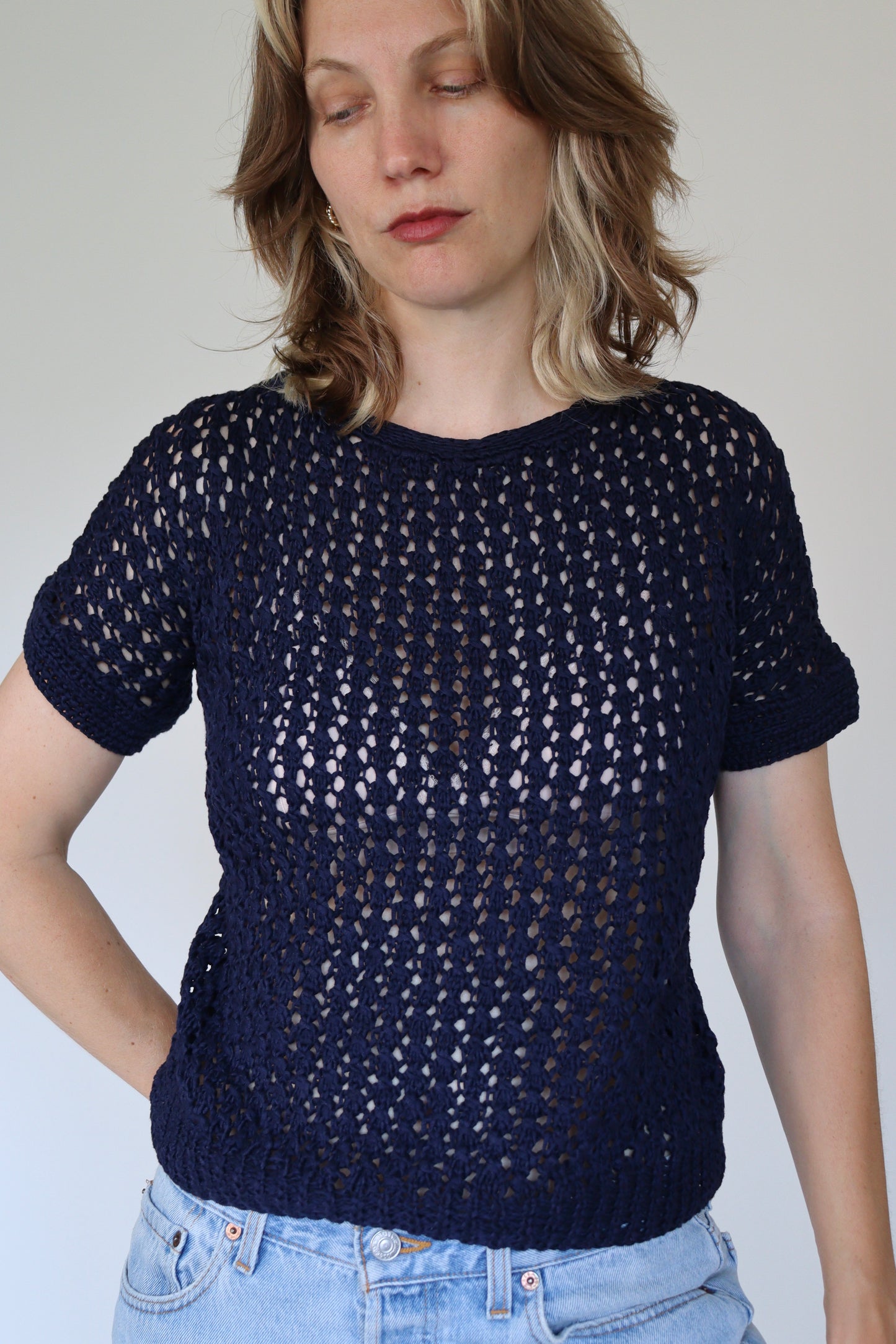 The Blue Net - t-shirt / top - S up to M