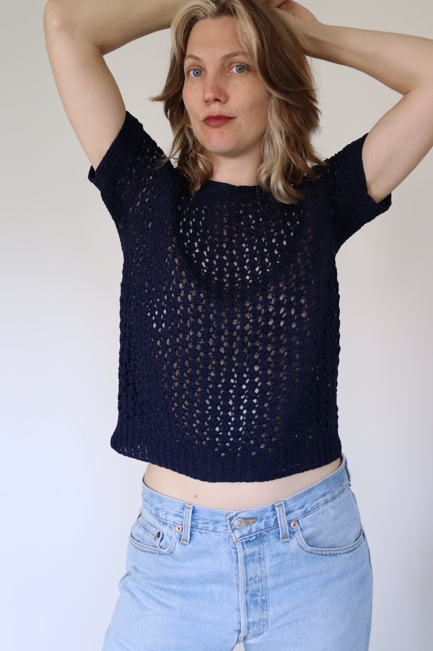 The Blue Net - t-shirt / top - S up to M