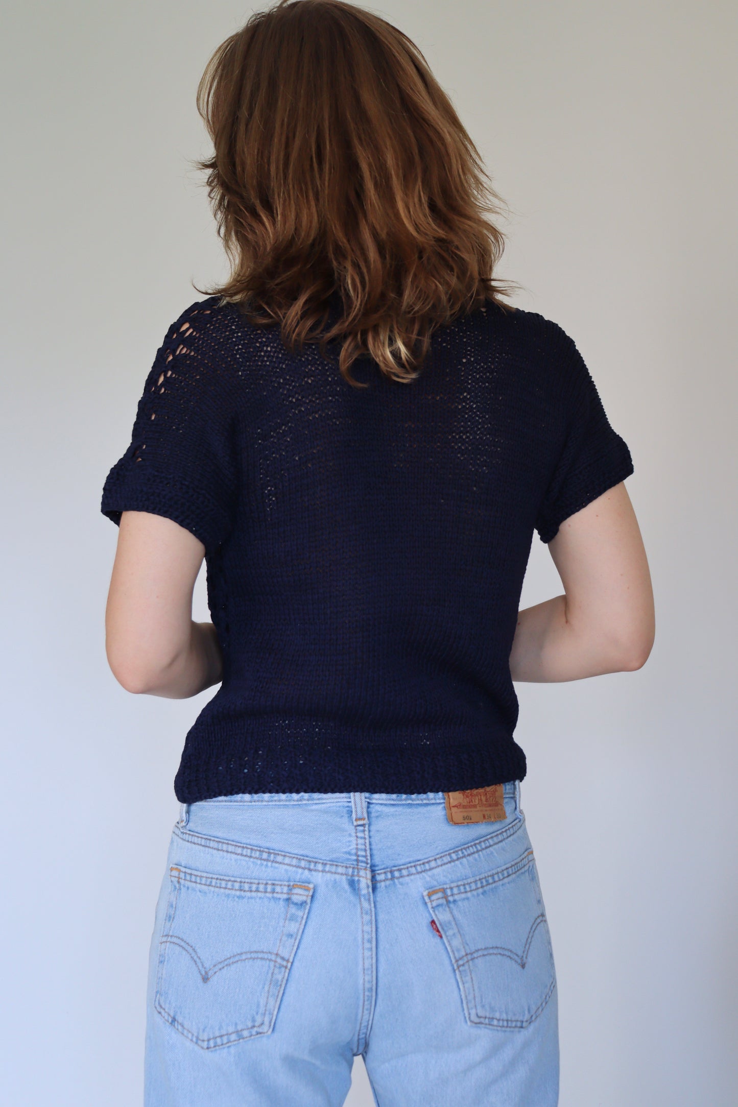 The Blue Net - t-shirt / top - S up to M