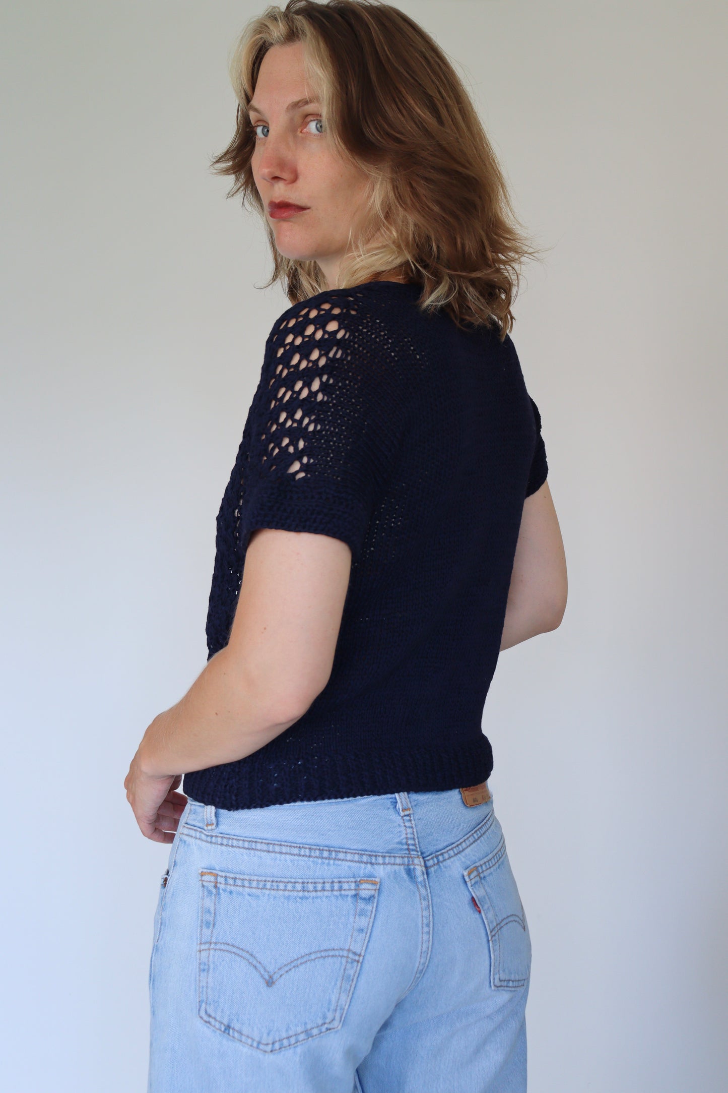 The Blue Net - t-shirt / top - S up to M