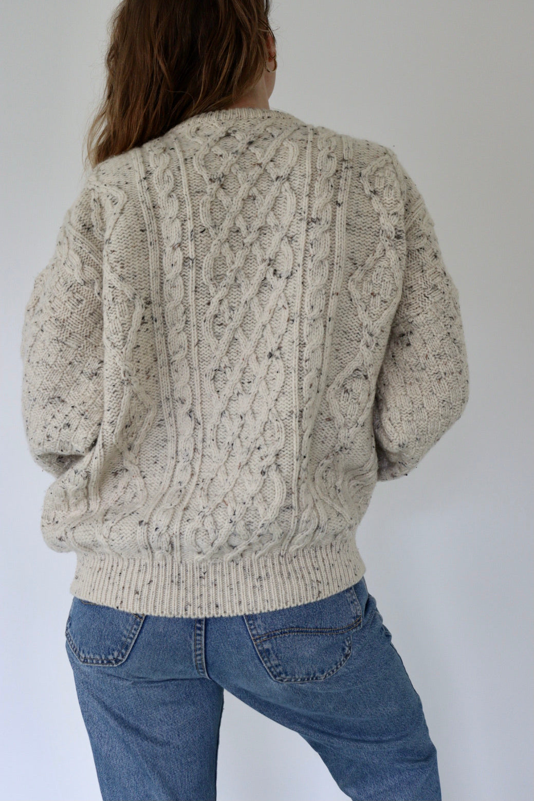 The McKenna Aran - knitted sweater - S up to L