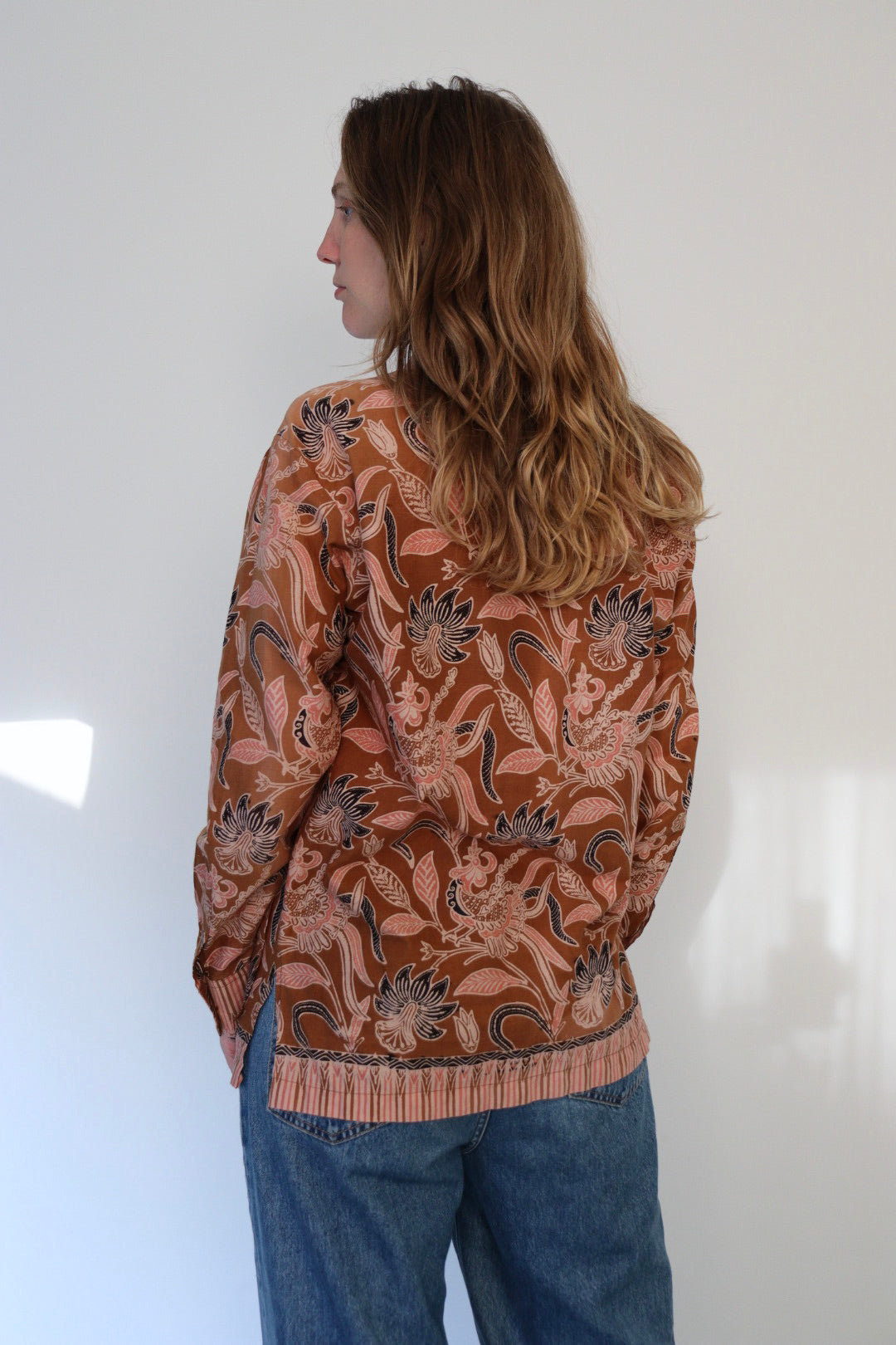 The Batik Flower - blouse - S up to M