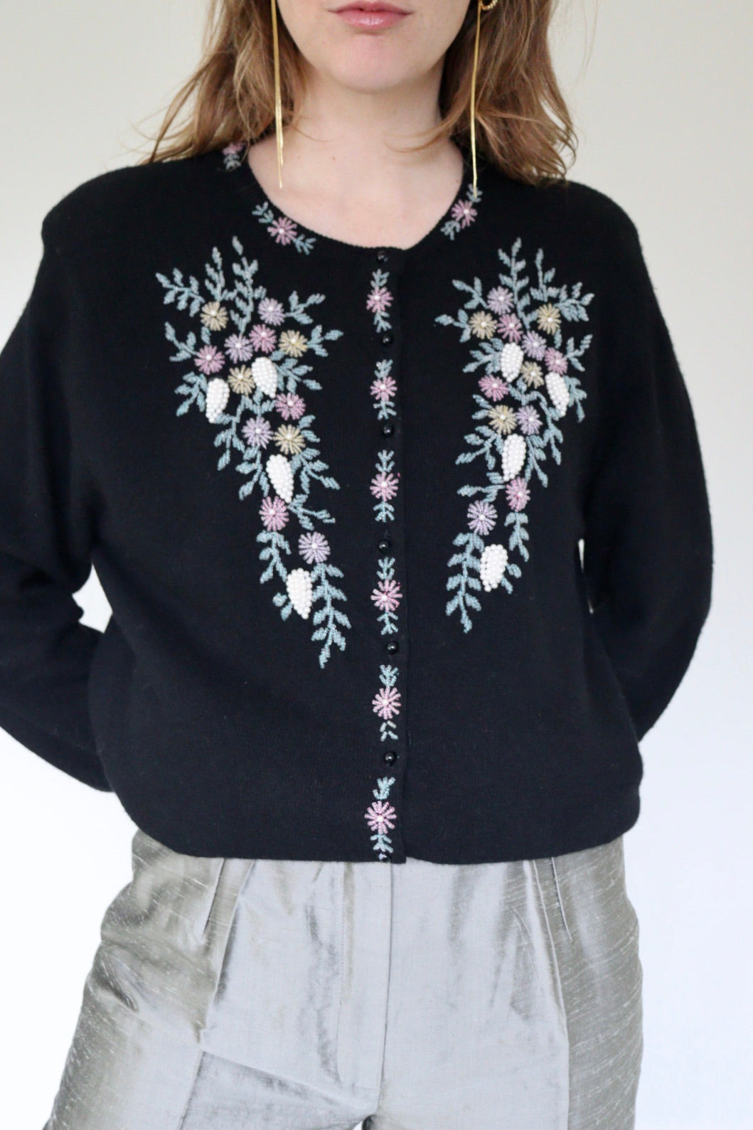 The Pearly Grapes - cardigan - S up to L