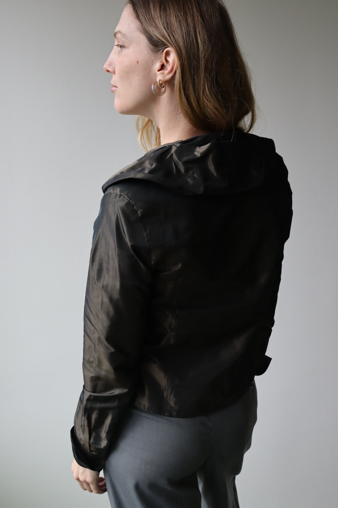 The Color Shifter - blouse with collar - S up to M