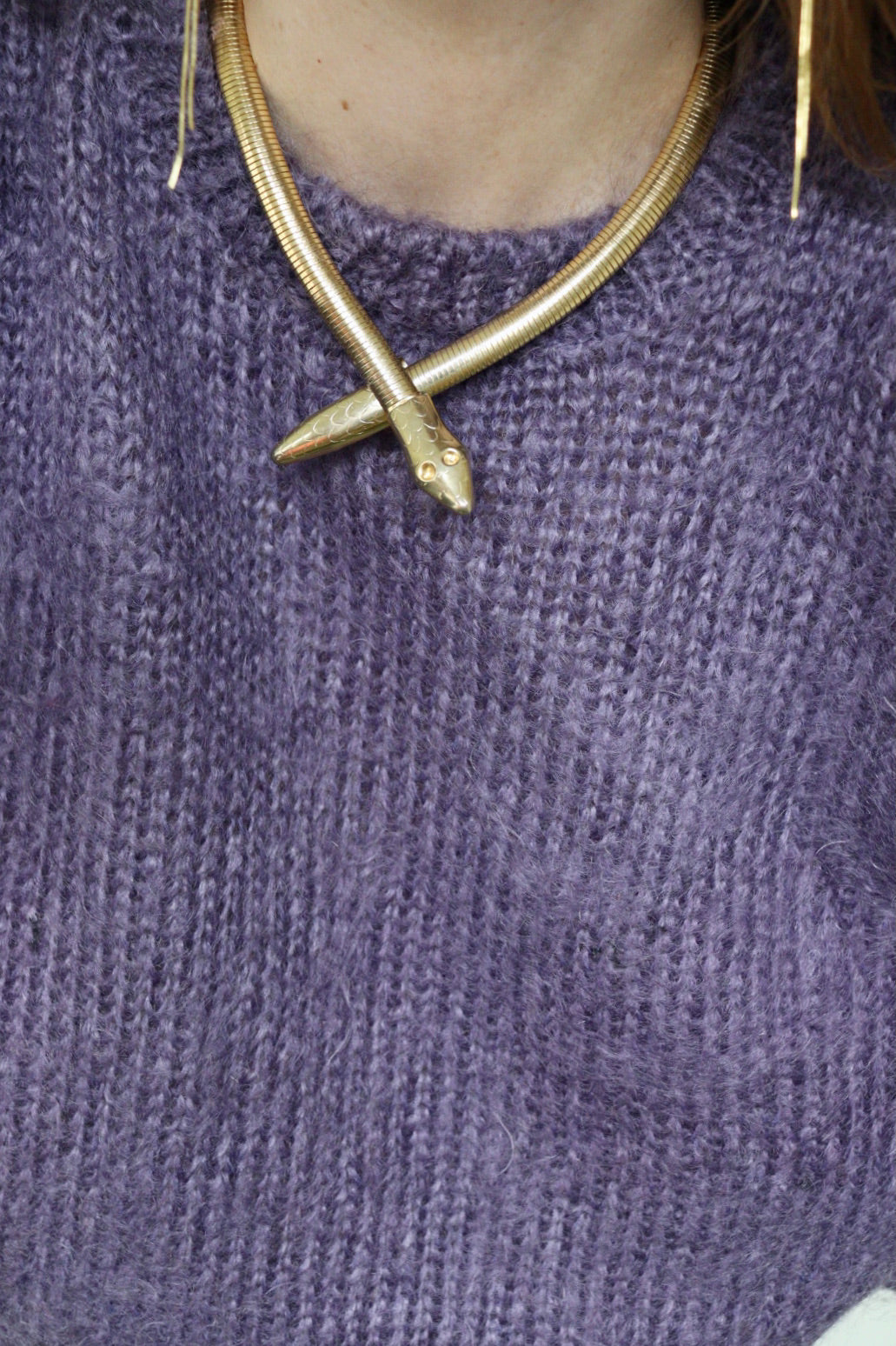 The Gold Snake - necklace