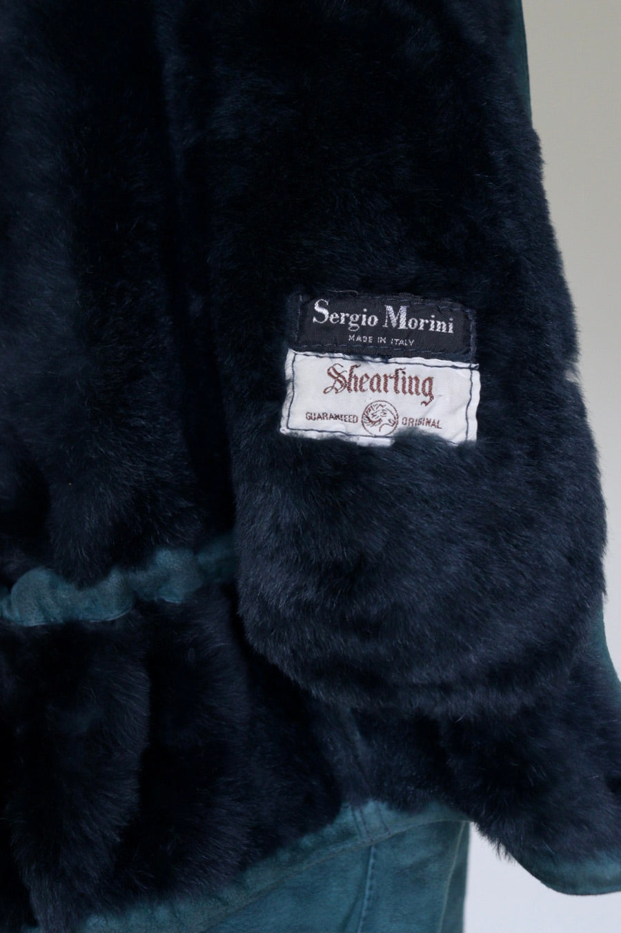 The Sergio Morini - shearling / lammy coat - S up to M