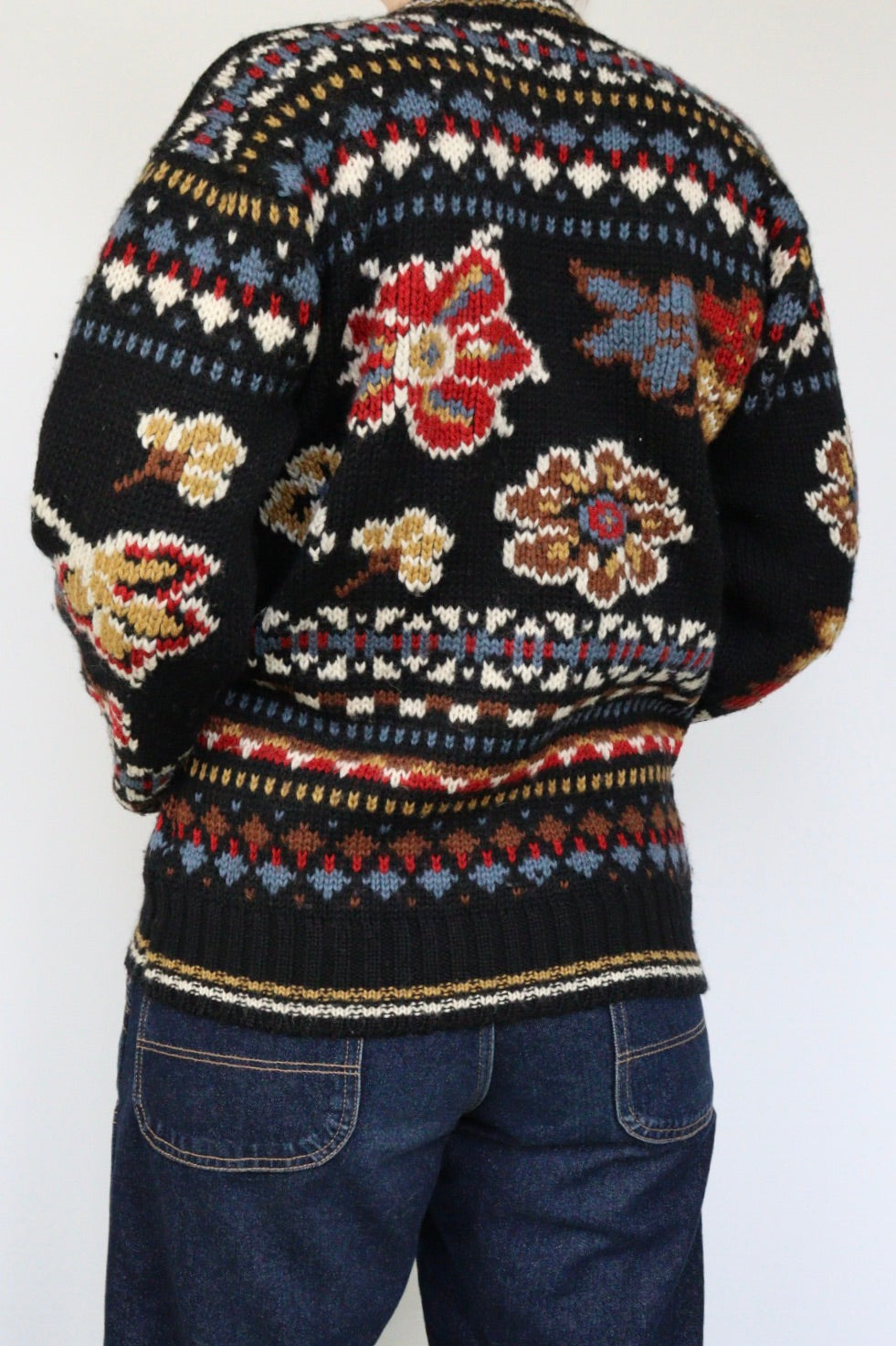 The Ba-tsu Flowers - vintage cardigan - S up to M/L