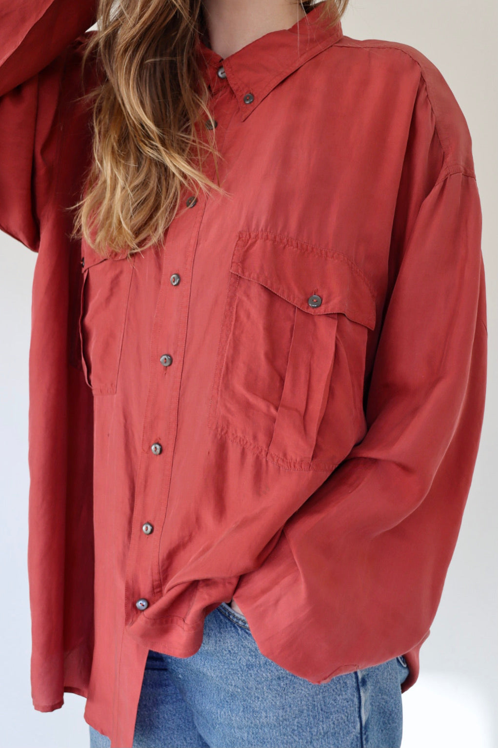 The Silk Ruby - blouse - S up to XXL