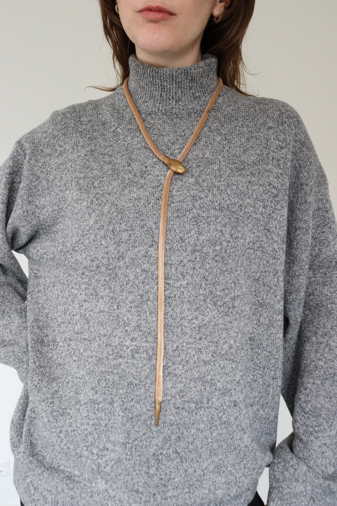 The Simply Grey - turtleneck sweater - S up to XL
