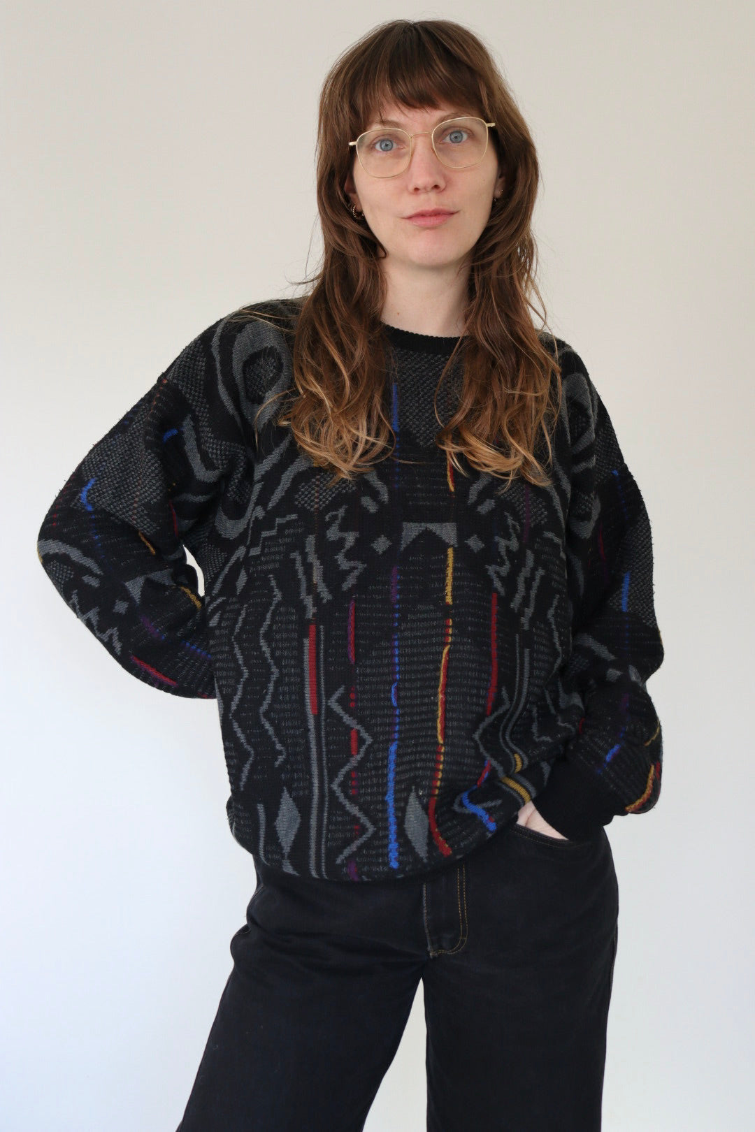 The Rorschach Sweat - Coogi style sweater S up to XL