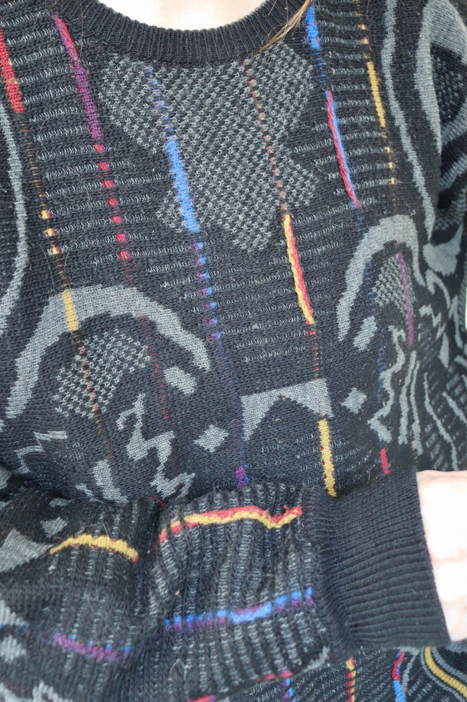 The Rorschach Sweat - Coogi style sweater S up to XL
