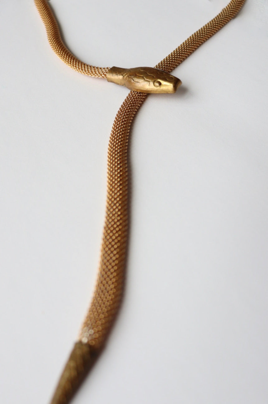 The Golden Snake - necklace